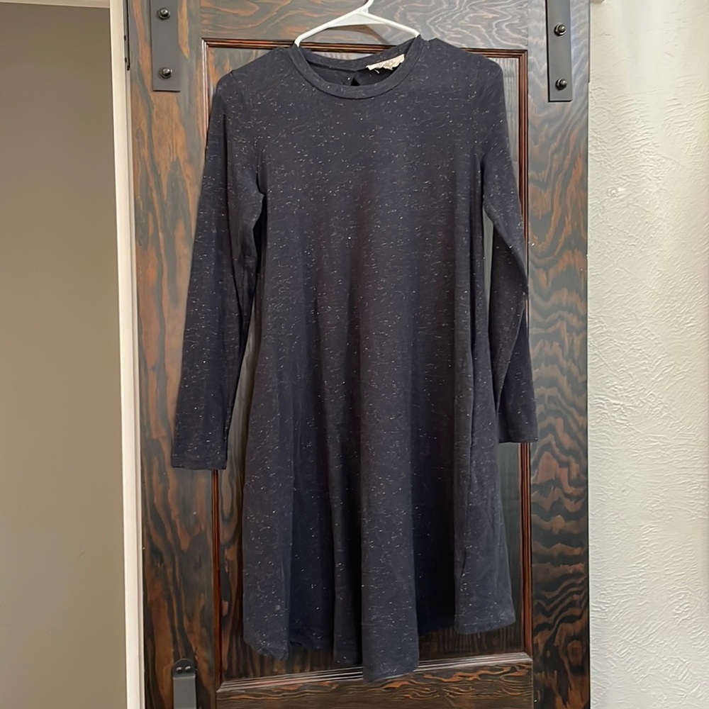 WVN for You brand dress. Navy blue with gold flecks.
